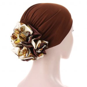 Foulard Johanne Bonnet Chimio Cheveux Femme Marron