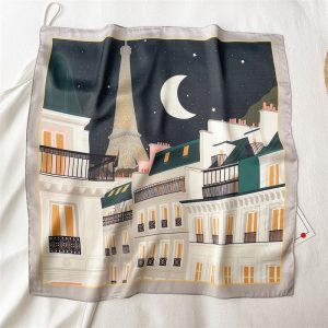 Foulard Pour Cheveux 50 - Paris Noctis