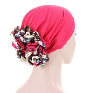 Foulard Anik Bonnet Cheveux Femme Rose Chimio