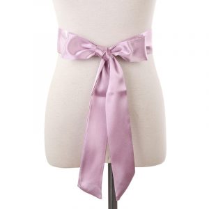 Ceinture Foulard Emeline Femme Robe Pantalon Violet Uni