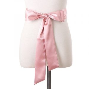 Ceinture Foulard Nadège Femme Robe Pantalon Rose Uni
