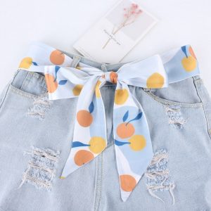 Ceinture Foulard Bleue Menton