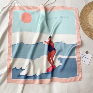 Foulard Pour Cheveux 50 - Aura Marina