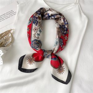Foulard Pour Cheveux 70 Rouge - Pénélope