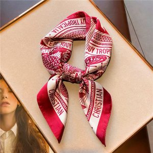 Foulard Pour Cheveux 70 Rouge - Écho