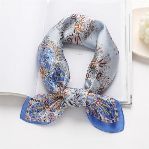 Foulard Pour Cheveux 70 Bleu - Galatée