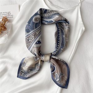Foulard Pour Cheveux 70 Bleu - Méduse