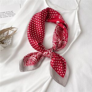 Foulard Pour Cheveux 70 Rouge - Minerve