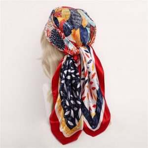 Foulard Clémence Cheveux Femme Multicolore À Motifs