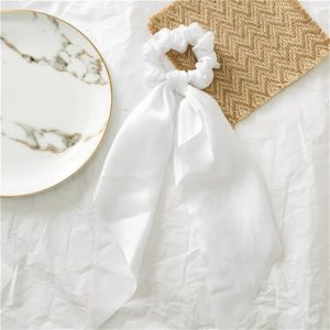 Chouchou Foulard Zita Uni Blanc