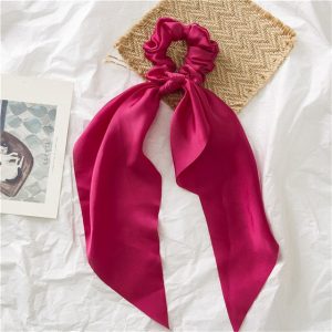 Chouchou Foulard Uni Violet