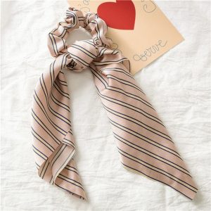 Chouchou Foulard Dragée Rayures