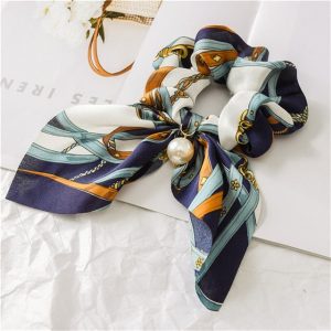 Chouchou Foulard Court Chic Cavalier