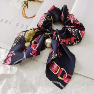 Chouchou Foulard Court Violet Ceintures