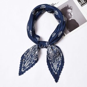 Foulard Plissé Pour Cheveux Royal