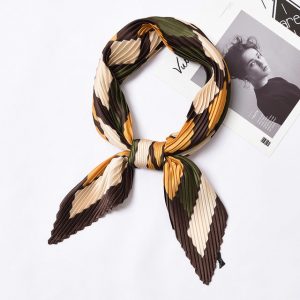 Foulard Pour Cheveux Plissé - Automnal