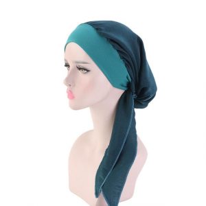 Foulard Caroline Long Chimio Vert - Uni