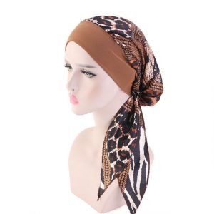 Foulard Aurélie Cheveux Femme Mode Chimio Léopard