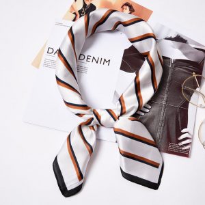 Foulard Pour Cheveux 70 Blanc - Remembrance