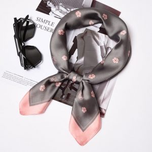 Foulard Pour Cheveux 70 Gris - Oeillet