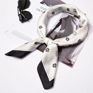 Foulard Pour Cheveux 70 Blanc - Oeillet