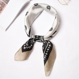 Foulard Pour Cheveux 70 Noir - Persan
