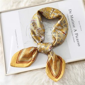 Foulard Pour Cheveux 70 Jaune - Provençal