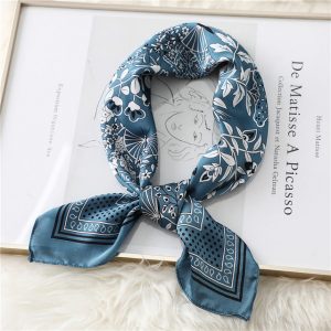 Foulard Pour Cheveux 70 Bleu - Provençal