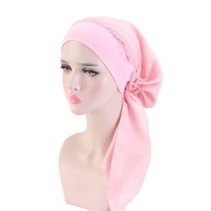 Foulard Cécile Long Chimio Rose - Uni