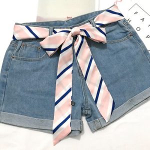 Ceinture Foulard Rose Lady