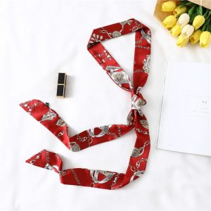 Ceinture Foulard Rouge Baroque