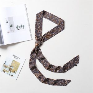 Ceinture Foulard Bleue Léopard