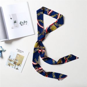 Ceinture Foulard Bleue Chaines & Harnais