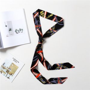 Ceinture Foulard Noire Chaines & Harnais