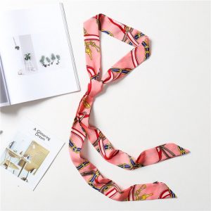 Ceinture Foulard Rose Chaines & Harnais