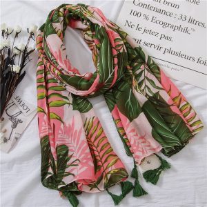 Foulard Pour Femme 180 Rose - Nelya