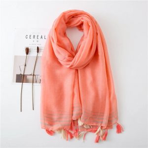 Foulard Pour Femme 180 Orange - Liljana