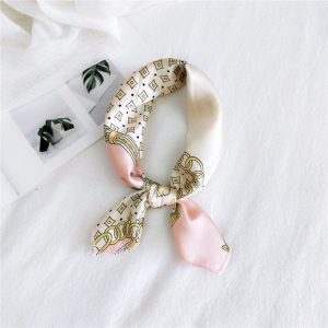 Foulard Pour Cheveux 50 Rose - Baroque