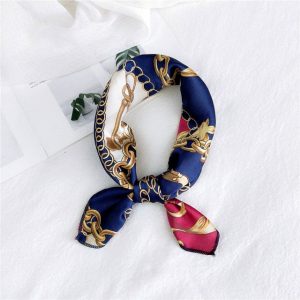 Foulard Pour Cheveux 50 Bleu - Eugénie