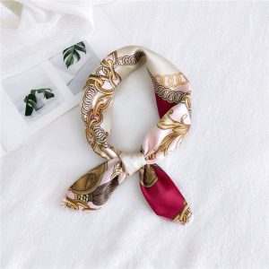 Foulard Pour Cheveux 50 Rose - Eugénie
