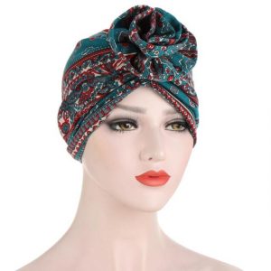 Foulard Turban Chimio Vert - Prestine