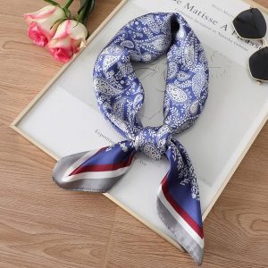Foulard Pour Cheveux 70 Bleu - Pastel