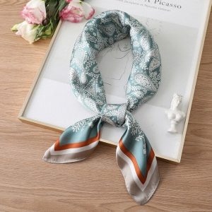 Foulard Pour Cheveux 70 Vert - Pastel