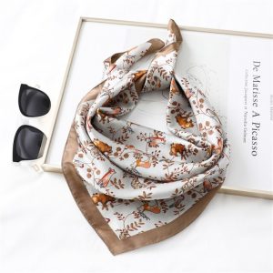 Foulard Pour Cheveux 70 Taupe - Héline