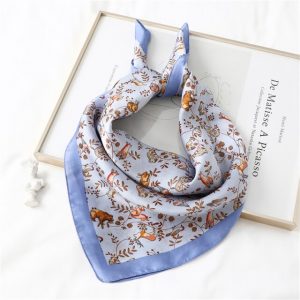 Foulard Pour Cheveux 70 Bleu - Héline