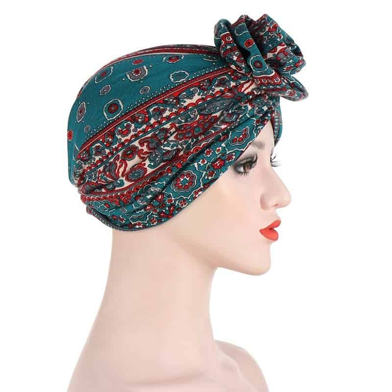 Foulard Turban Chimio Vert - Prestine – Image 2