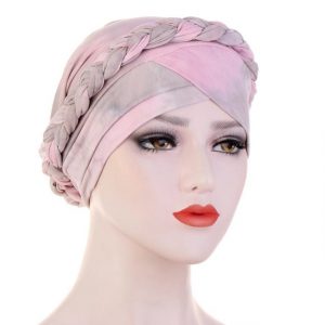 Foulard Turban Chimio Rose - Pastel