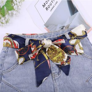 Ceinture Foulard Bleue - Apollonie