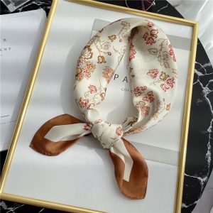 Foulard Pour Cheveux 70 Brun - Roxinie