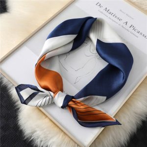 Foulard Pour Cheveux 70 Bleu - Rénate